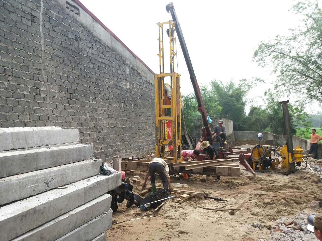 Chọn máy ép cọc bê tông